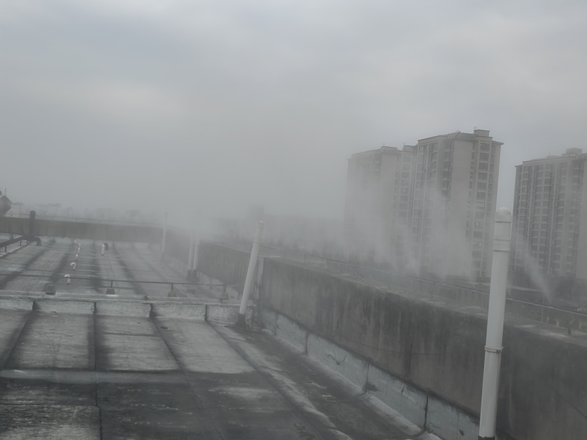 常州西夏墅卫生院喷雾降尘系统