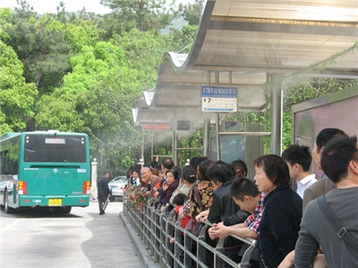 公交站台喷雾降温系统