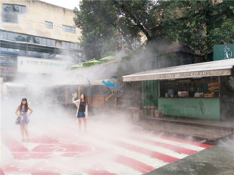商业街道喷雾降温系统