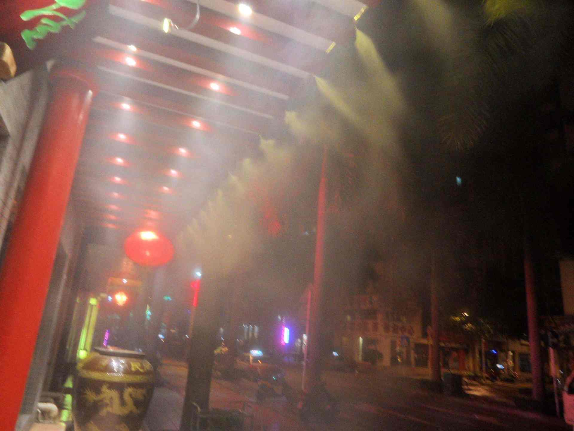 火锅店喷雾降温系统