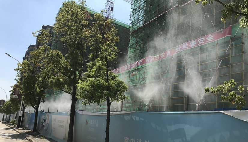 工地围挡喷雾降尘系统