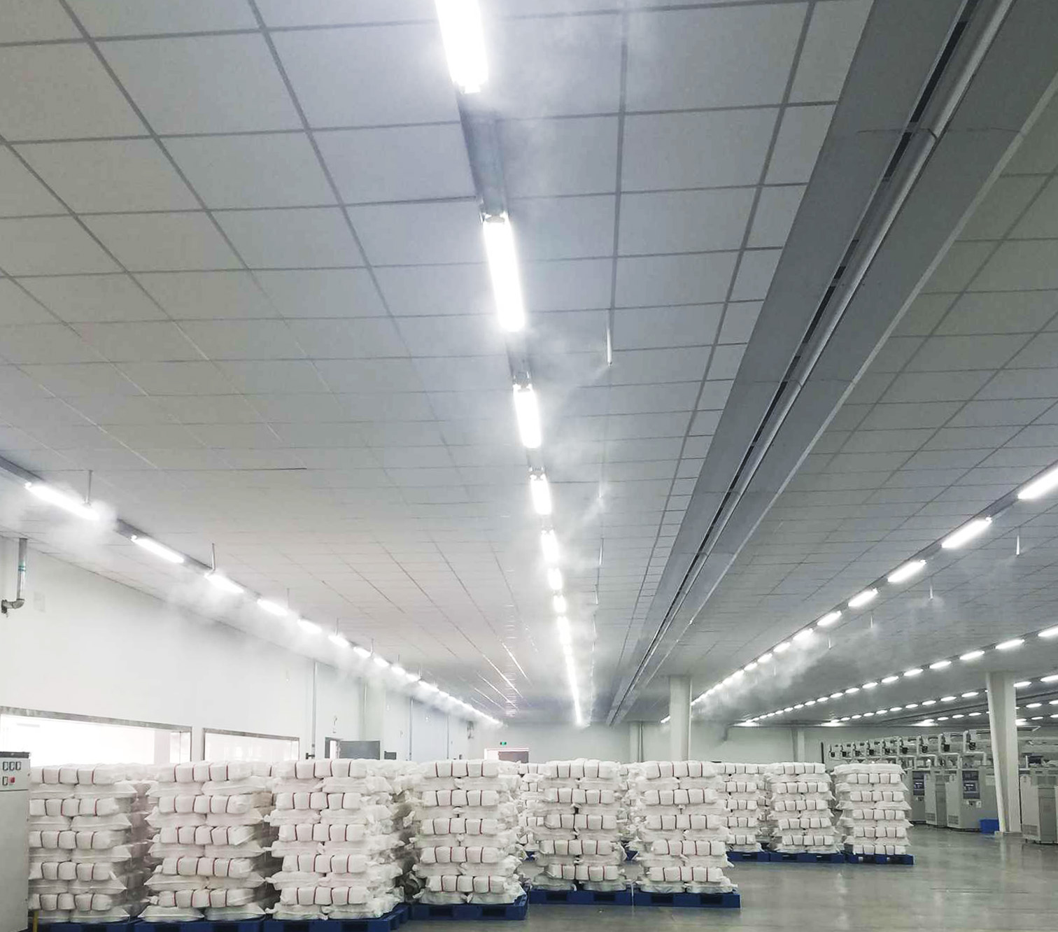 纺织车间超声波喷雾加湿系统