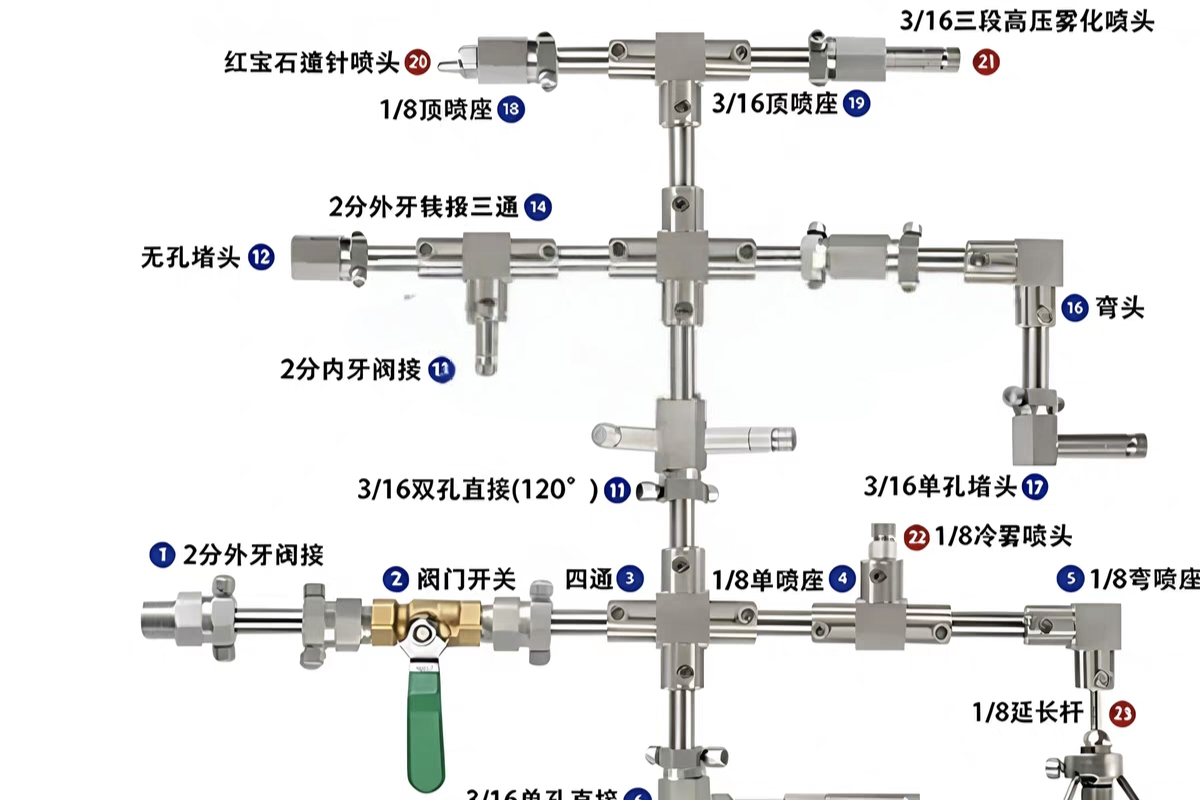 顶压式高压喷雾配件