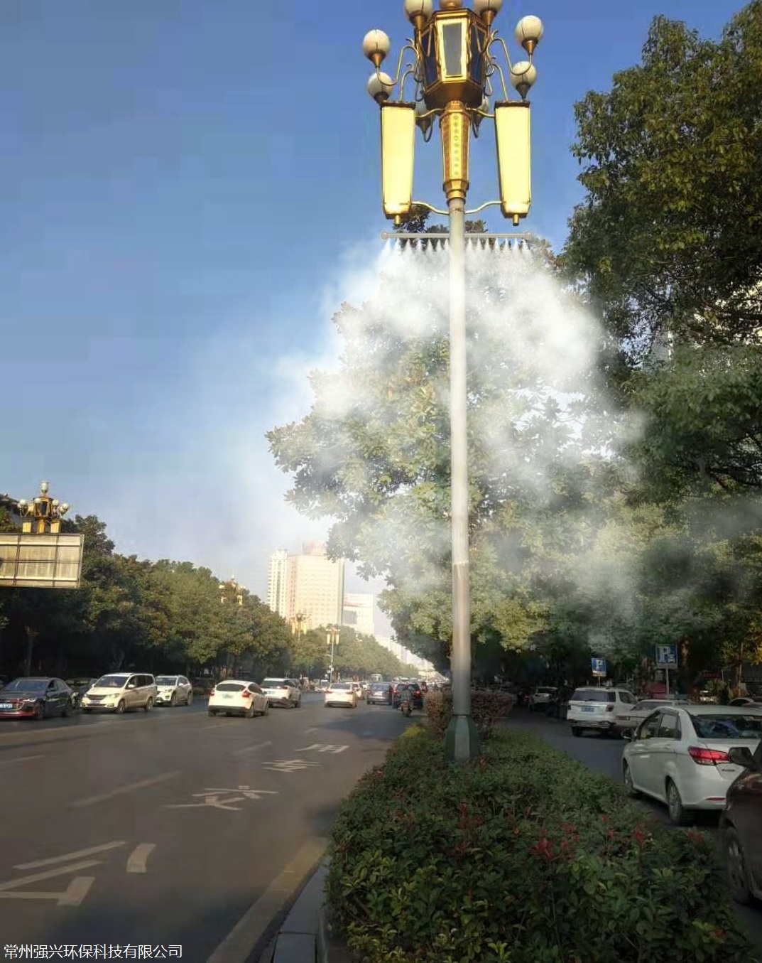 市政道路路灯喷淋