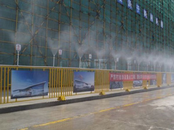 江苏无锡工地围挡喷淋除尘