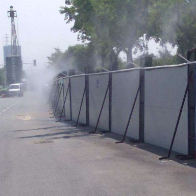 道路喷淋降尘系统 喷雾除尘设备
